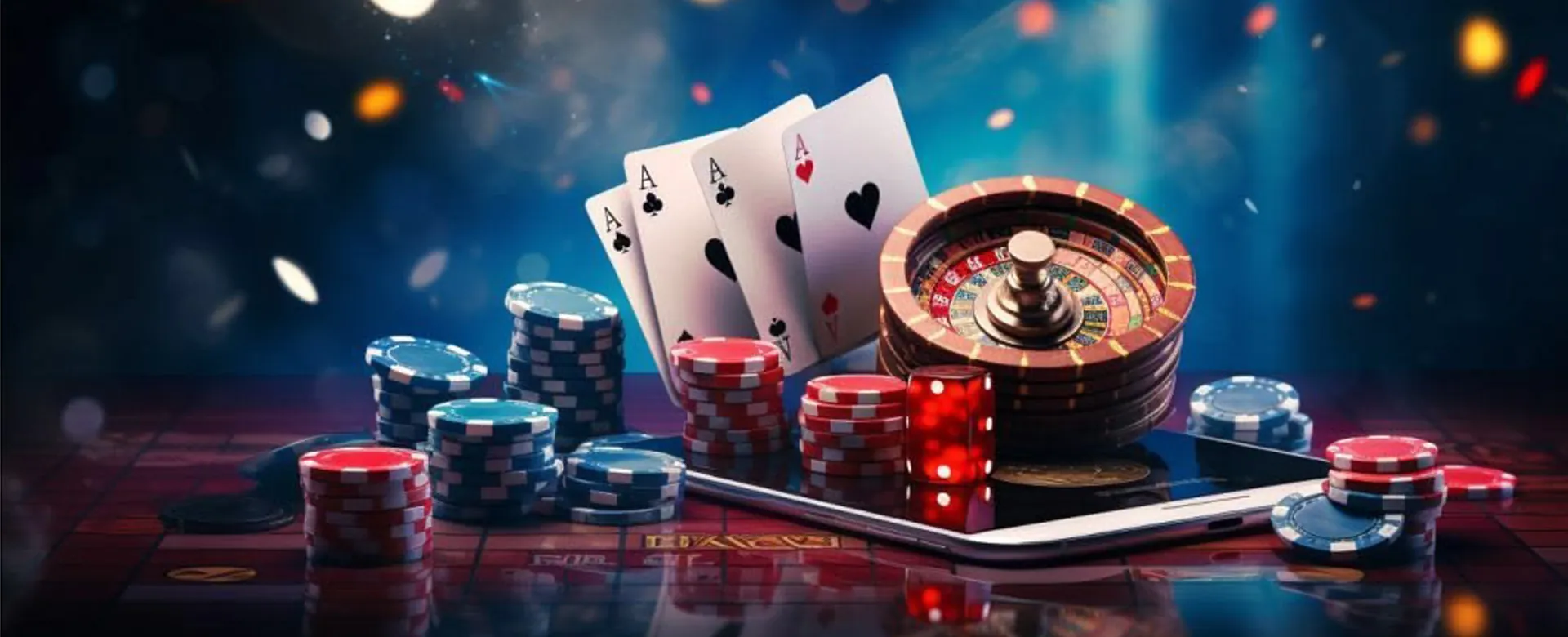 Dynamic background of online casino games
